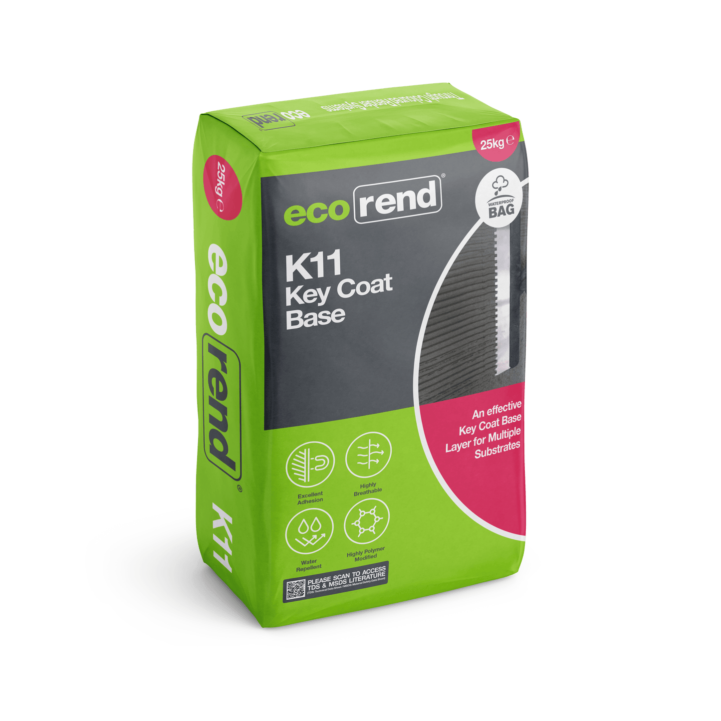 BM005217 Ecorend K11 Key Coat Primer 25kg | rendersdirect.co.uk Render Primer