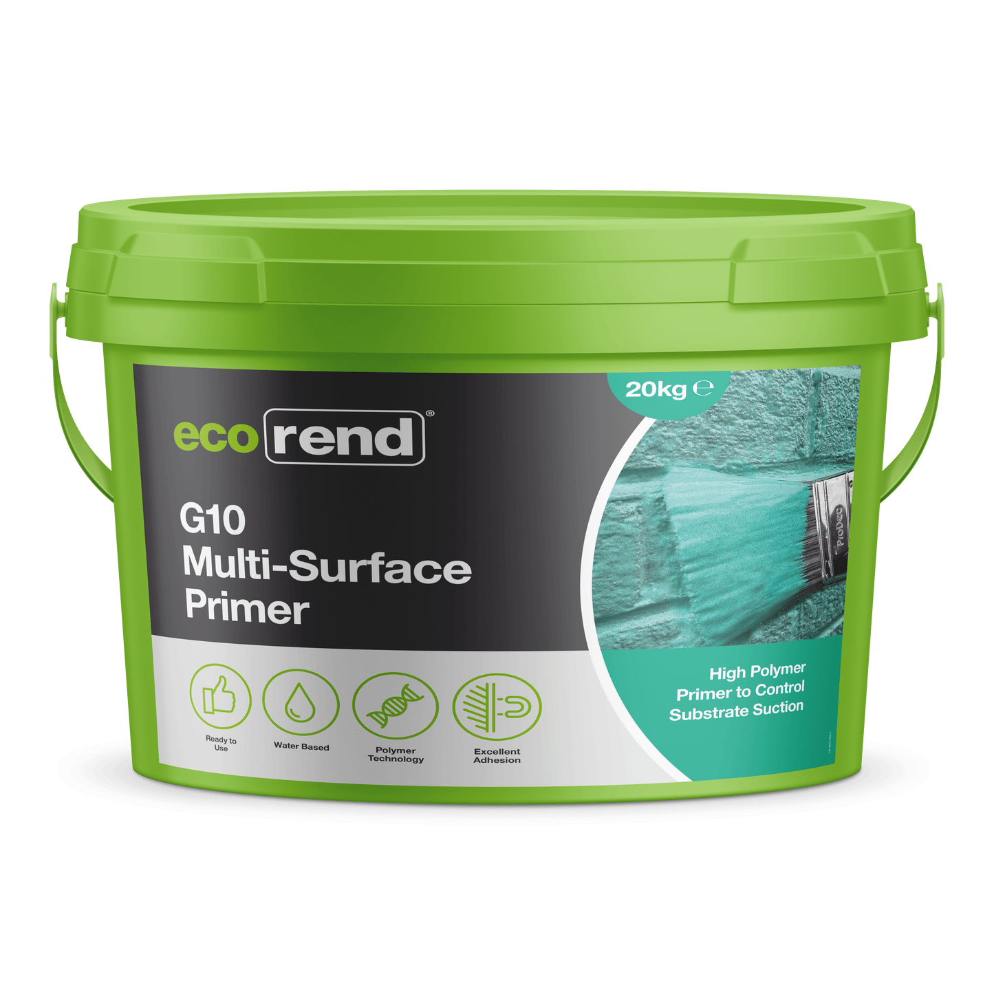 BM006088 Ecorend G10 Multi Surface Primer 20kg | rendersdirect.co.uk Render Primer