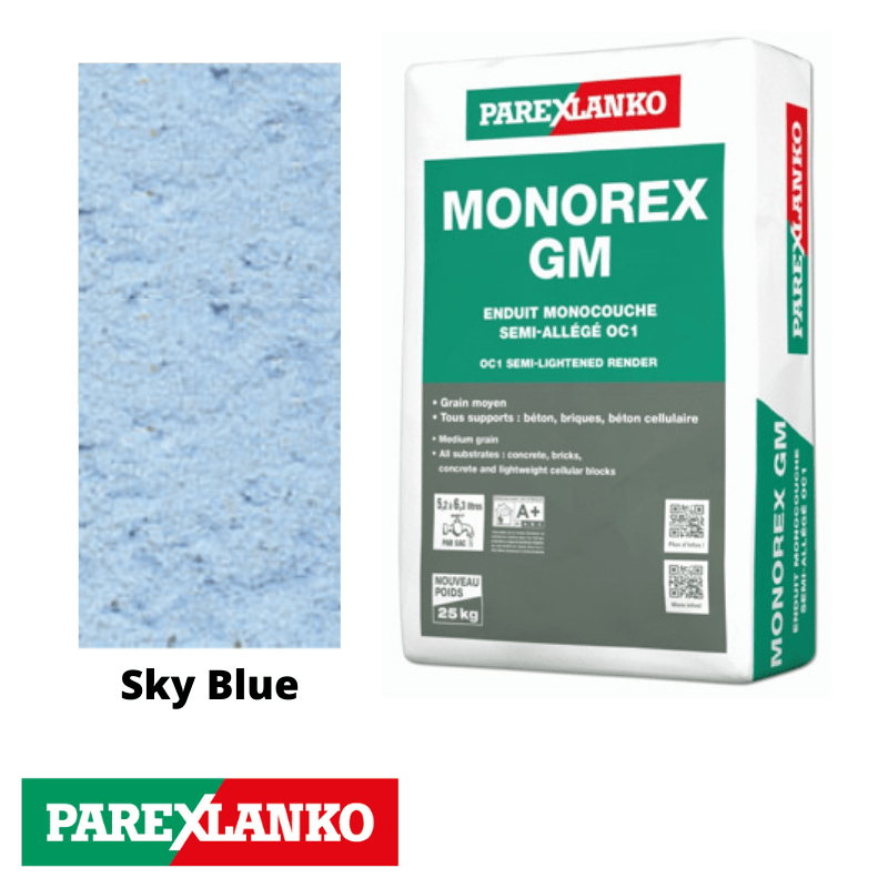 Parex Parex Monorex GM 25kg B20 Sky Blue | Pallet of 48 Parex Monorex GM