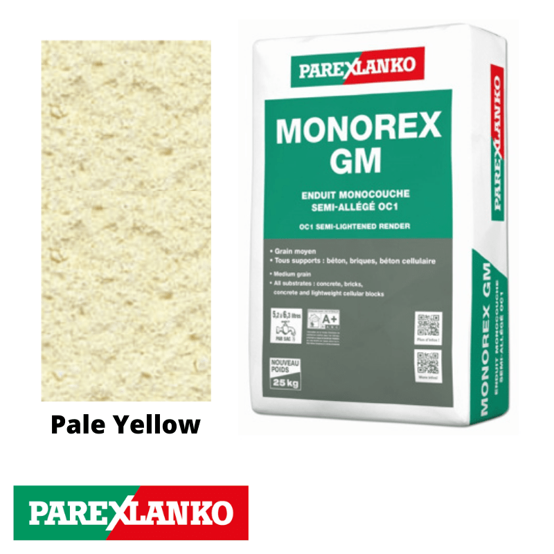 Parex Parex Monorex GM 25kg J20 Pale Yellow | Pallet of 48 Parex Monorex GM