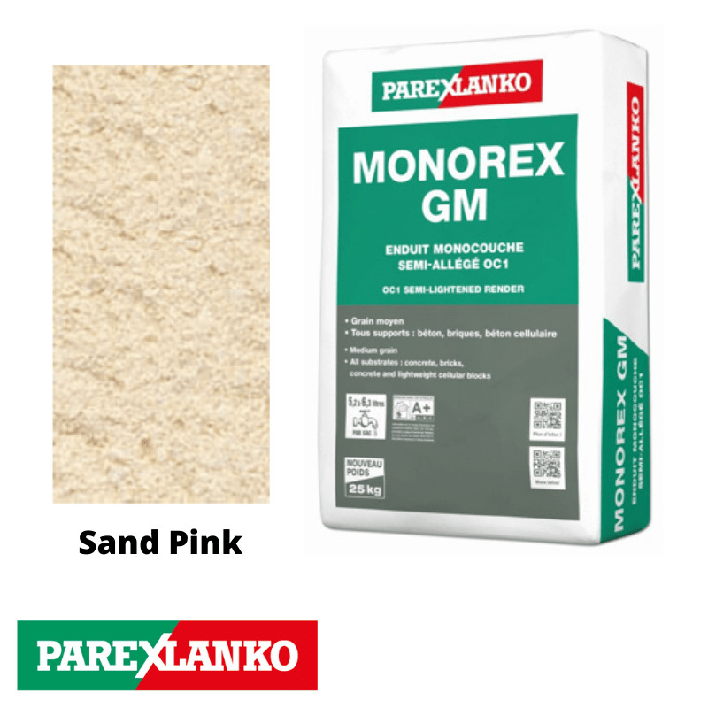 Parex Parex Monorex GM 25kg R20 Sand Pink | Pallet of 48 Parex Monorex GM