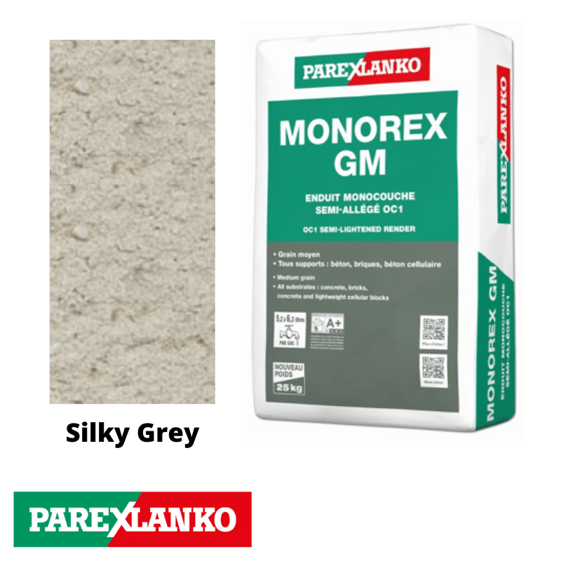 Parex Parex Monorex GM 25kg T10 Silky Grey | Pallet of 48 Parex Monorex GM