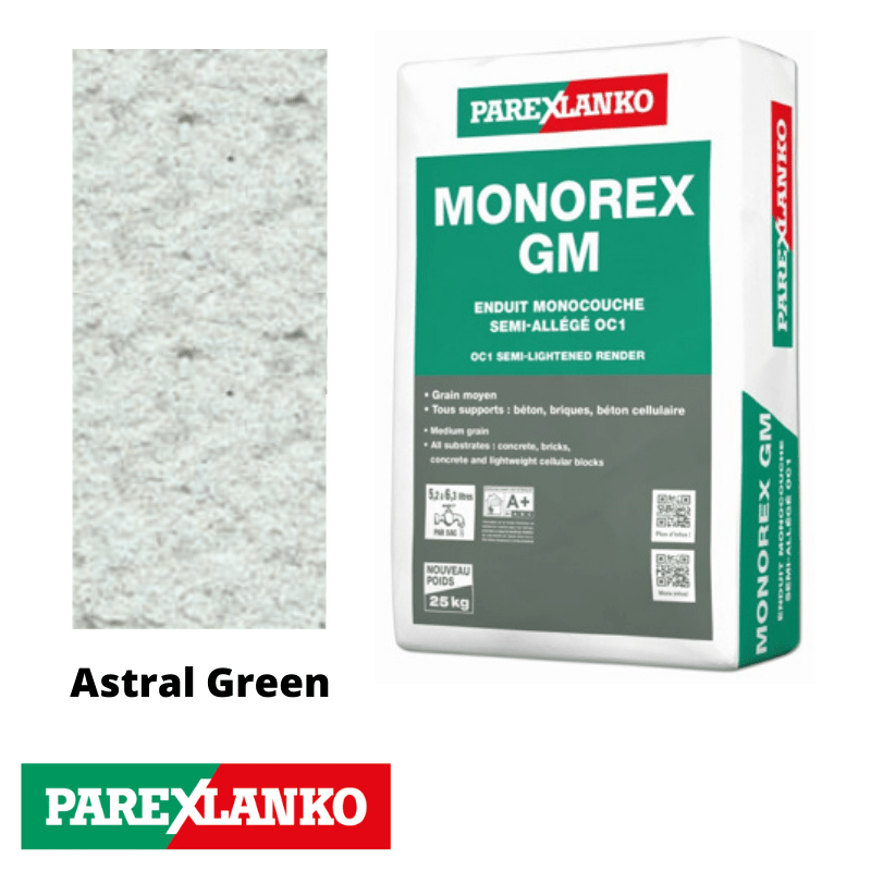 BM003826-48 Parex Parex Monorex GM 25kg V20 Astral Green | Pallet of 48 Parex Monorex GM