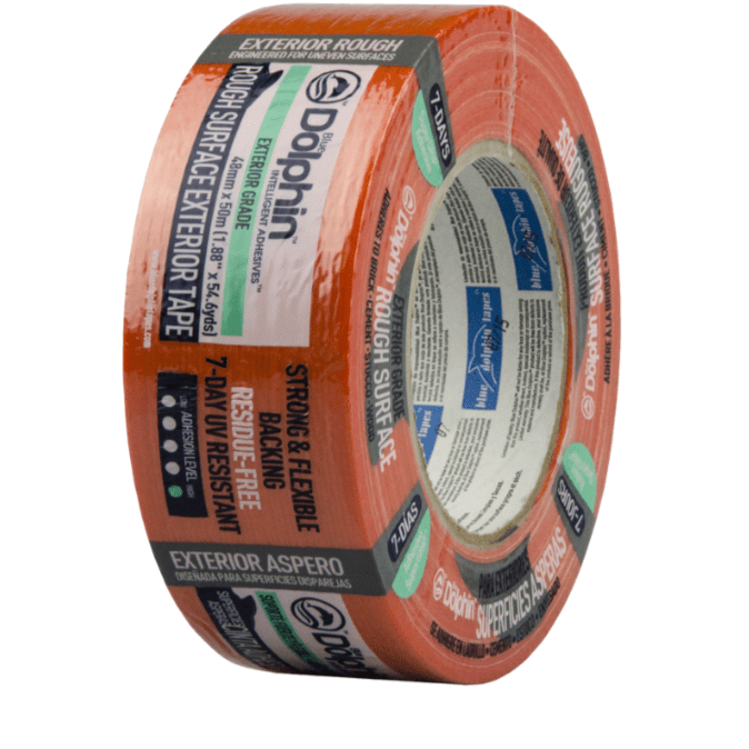 RD00918 Blue Dolphin Blue Dolphin Rough Surface Exterior Tape 48mm X 50m Exterior Tape