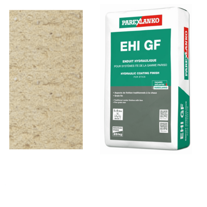 BM004574 Parex EHI GF 25kg T50 Sandy Earth Thin Coat Render