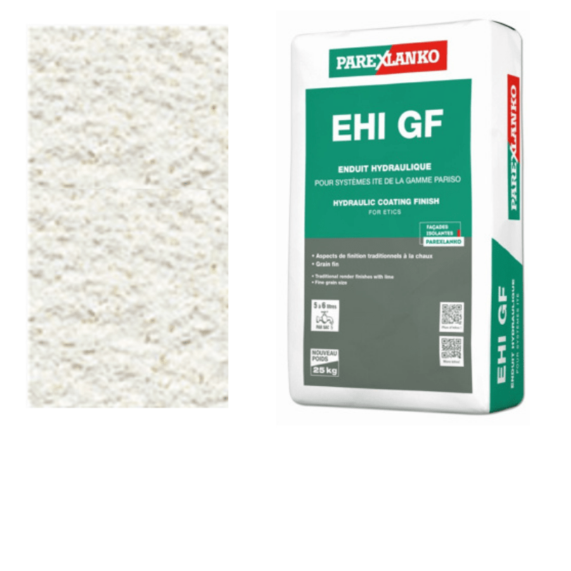 BM005299 Parex EHI GF 25kg G20 Off White Thin Coat Render