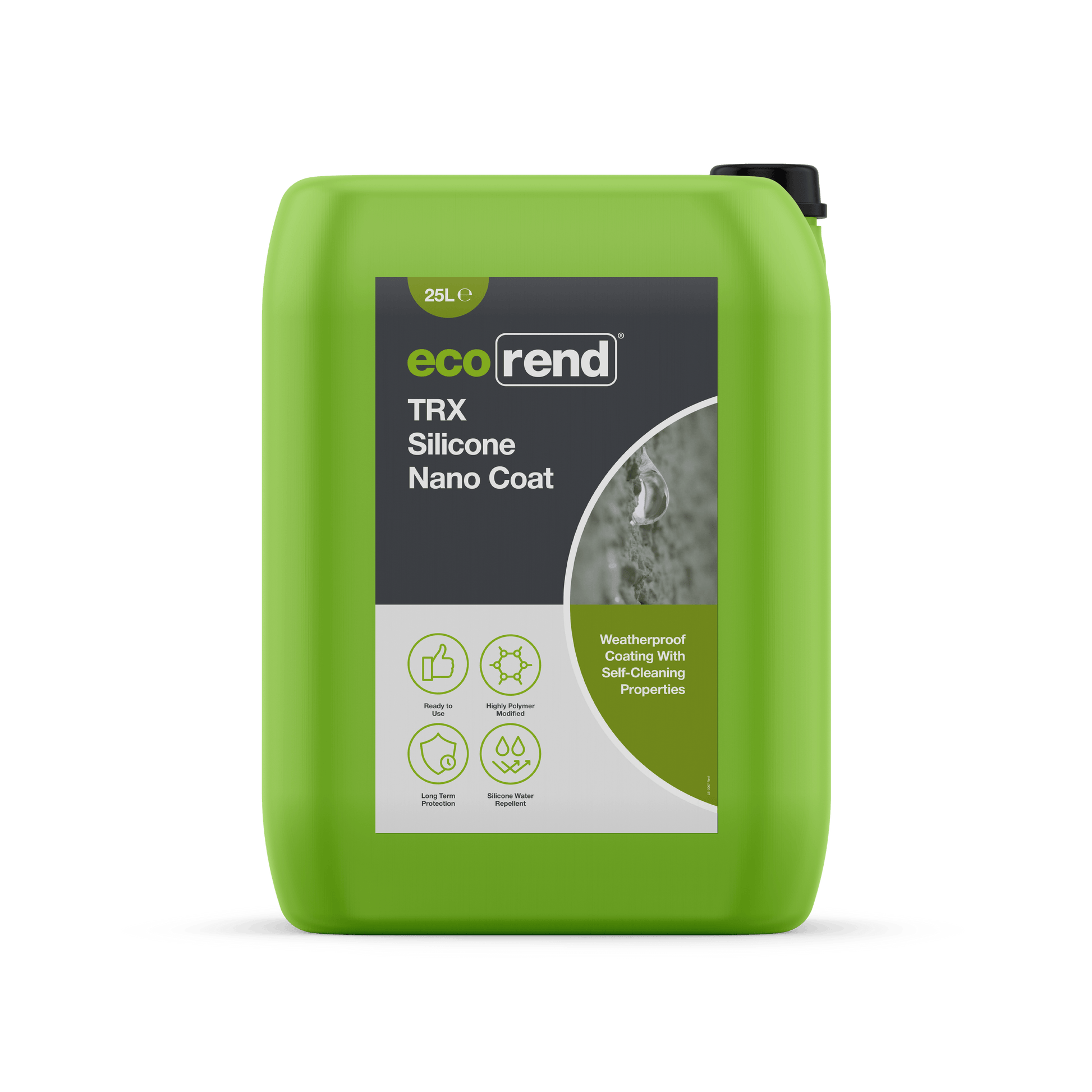 BM005259 Ecorend TRX Nano Coat 25ltr | rendersdirect.co.uk Render Sealer