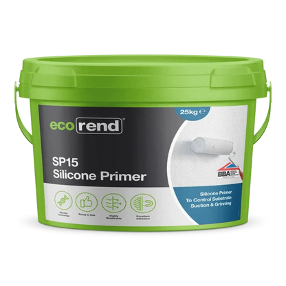 BM009011 Ecorend SP15 Silicone Primer - 25kg | Earth Taupe Render Primer