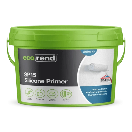 BM006587 EcoRend Ecorend SP15 Silicone Primer - 25kg  Marble White Rendering Products