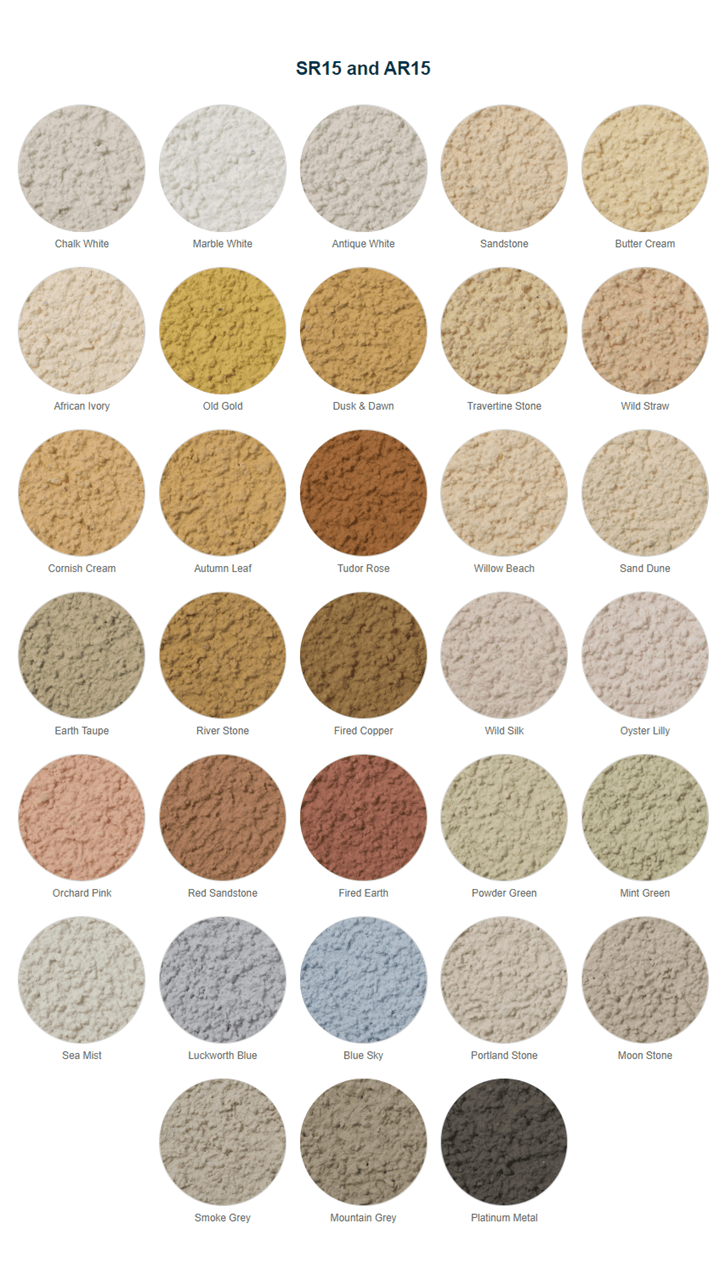 BM006586 EcoRend Ecorend SR15 Silicone Thin Coat Render - 25kg  Marble White Rendering Products