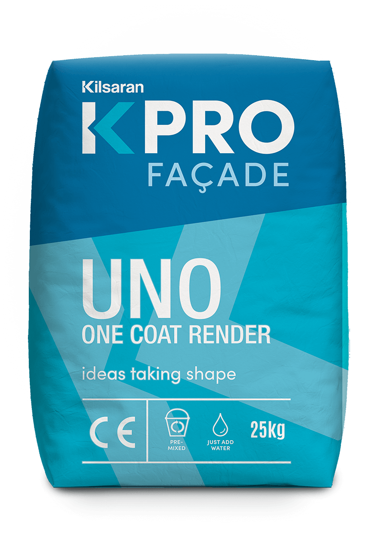 BM010721 KPRO Façade Uno One Coat Render | Grey 25kg Monocouche One-Coat Render