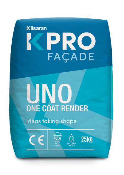 BM010721 KPRO Façade Uno One Coat Render | Grey 25kg Monocouche One-Coat Render