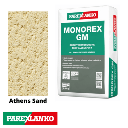 BM003785-48 Parex Parex Monorex GM 25kg J39 Athens Sand | Pallet of 48 Parex Monorex GM