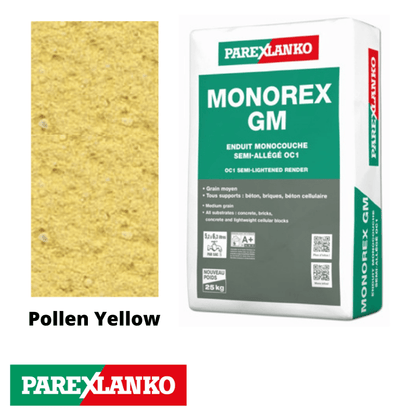 Parex Parex Monorex GM 25kg J60 Pollen Yellow | Pallet of 48 Parex Monorex GM
