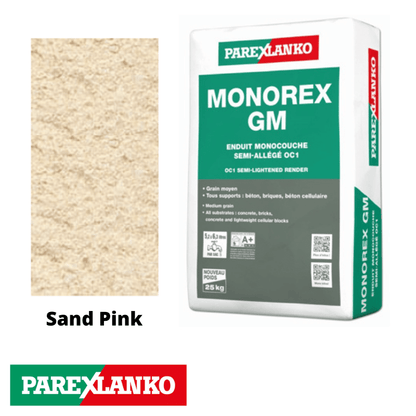 Parex Parex Monorex GM 25kg R20 Sand Pink | Pallet of 48 Parex Monorex GM