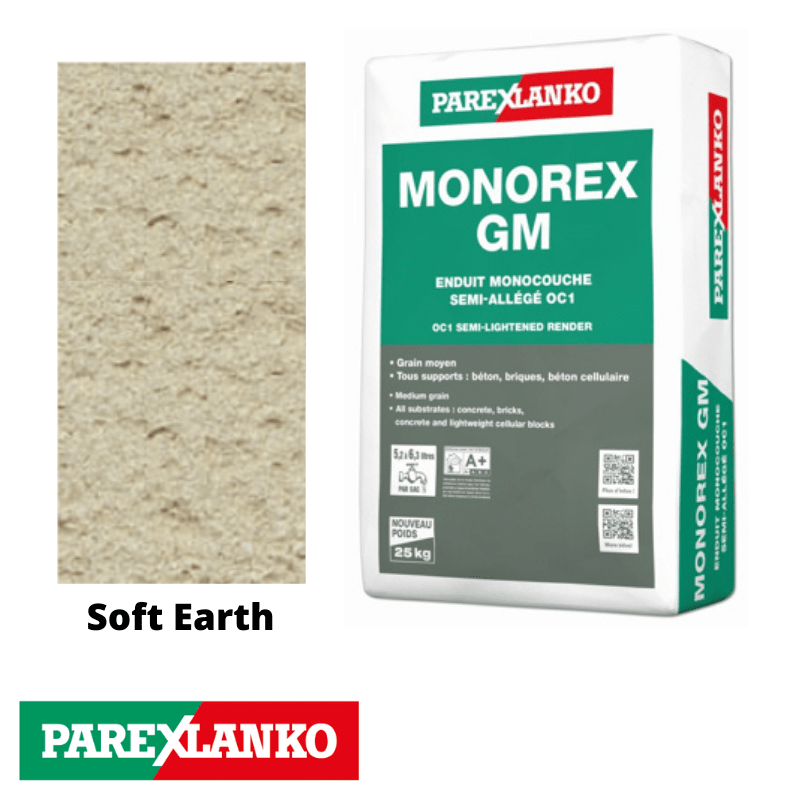 Parex Parex Monorex GM 25kg T60 Soft Earth | Pallet of 48 Parex Monorex GM