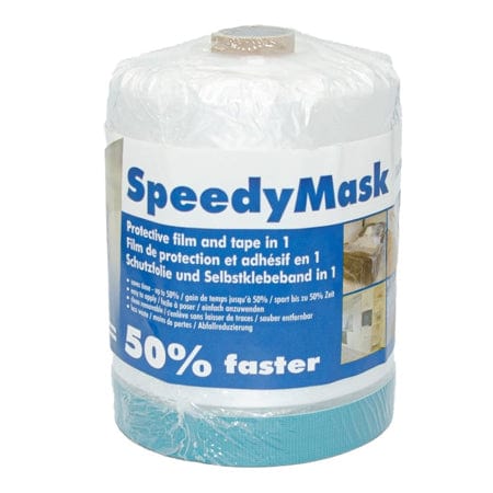 BM005509 1400mm Speedymask Outdoor Protective Film - 20m Roll Temporary Protection Sheeting