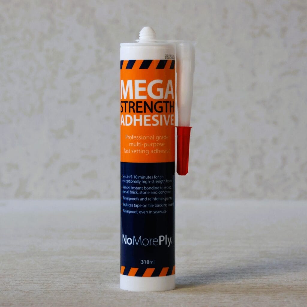 BM005437 NoMorePly Fast-Set Mega Strength Construction Adhesive 310ml Adhesive