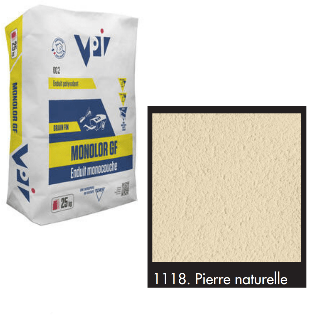BM004399-48 VPI Monocal GM 1118 Pierre Naturelle 25kg Monocouche One-Coat Render