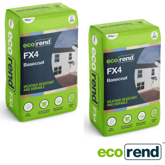 RD00901 EcoRend Ecorend FX4 One Coat Base 25kg 25kg - Price Per Bag / 3-5 Days EcoRend Basecoats