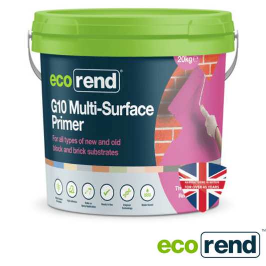 RD00907 EcoRend Ecorend G10 Multi Surface Primer 20kg 25kg - Price Per Tub / 7 Working Days EcoRend Basecoats