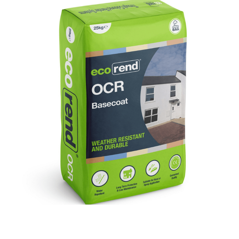 RD00900 EcoRend Ecorend OCR One Coat Base Enhanced 25kg 25kg - Price Per Bag / 3-5 Days EcoRend Basecoats