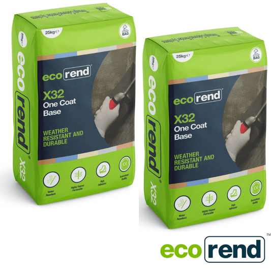 RD00913 EcoRend Ecorend X32 One Coat Base 25kg 25kg - Price Per Bag / 3-5 Days EcoRend Basecoats