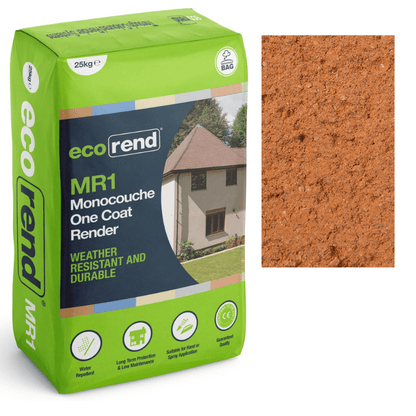 RD00874 EcoRend MR1 EcoRend Monocouche One Coat Render- 25kg Tudor Rose Pallet 40 x Bags / 7 Working Days EcoRend Monocouche Render