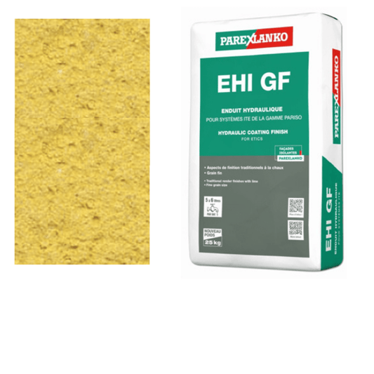 BM002022 Parex EHI GF 25kg J70 Yellow Ochre Thin Coat Render