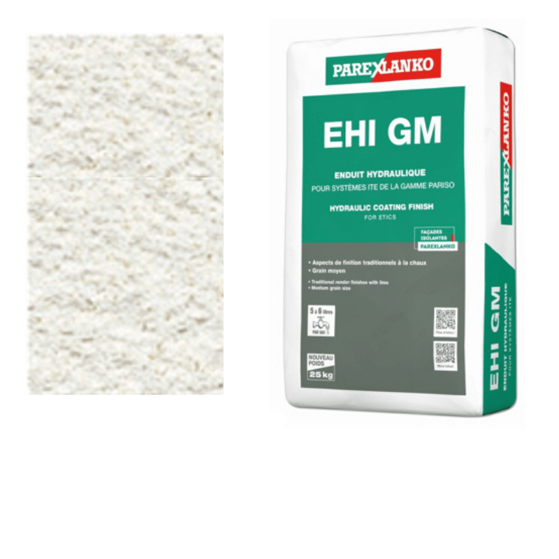 BM002412 Parex EHI GM 25kg G20 Off White Thin Coat Render