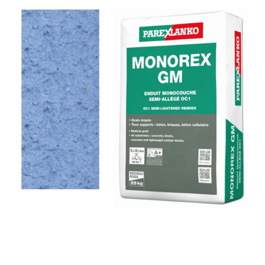 BM003863 Parex Monorex GM 25kg B30 Azure Blue Monocouche One-Coat Render