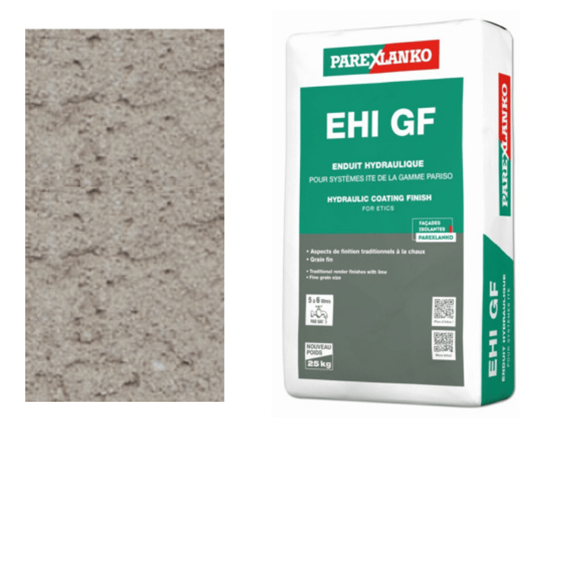 BM004161 Parex EHI GF 25kg G40 Smoky Grey  Thin Coat Render