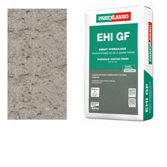 BM004161 Parex EHI GF 25kg G40 Smoky Grey  Thin Coat Render