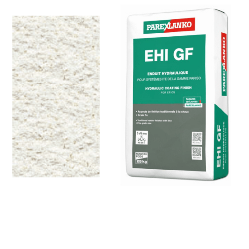 BM004186 Parex EHI GF 25kg G00 Natural White Thin Coat Render
