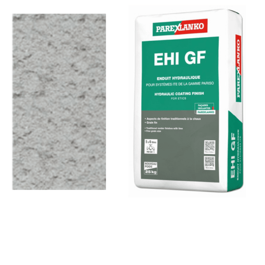 BM004346 Parex EHI GF 25kg G50 Ash Grey Thin Coat Render