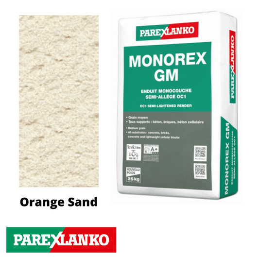 Parex Monorex GM 25kg T40 Orange Sand - RendersDirect