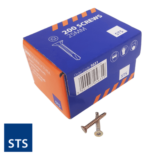 STS STS Fibre Cement Board Torx Screws 200 x 25mm Torx Screws 200 x 25mm - Price Per Box Fixings