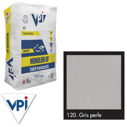 RD00916 VPI VPI Monocal Render GM 120 Gris Perle 25kg 25kg - Price Per bag / 3-5 Working Days Monocal GM