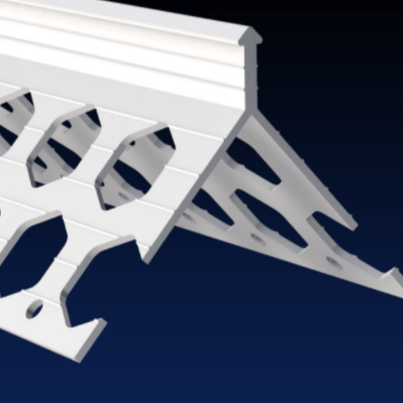 BM004217-5 Wemico C15 PVC Corner Bead 2.5m - Dark Grey - Pack Of 5 Render Beads & Trim